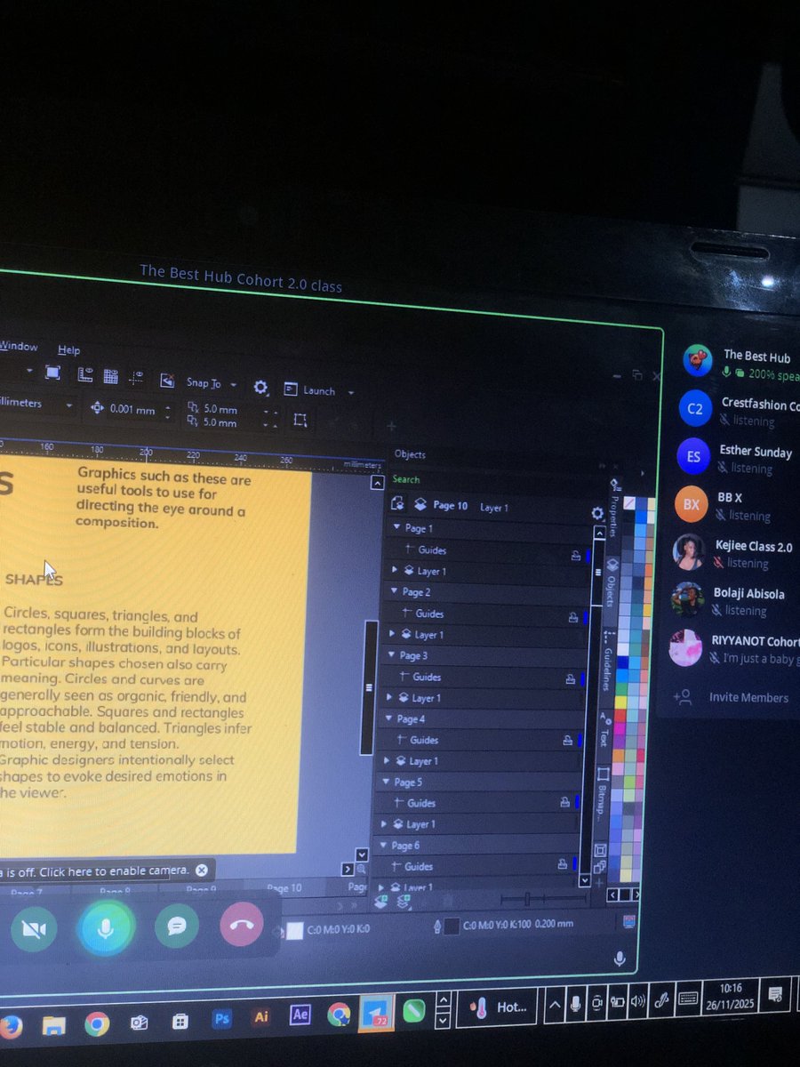 TheBest_Hub's tweet image. Another powerful class done!
Tonight, Cohort 2 unlocked new skills and deeper understanding.
Proud of the progress already!
#TheBestHub #DesignGrowth