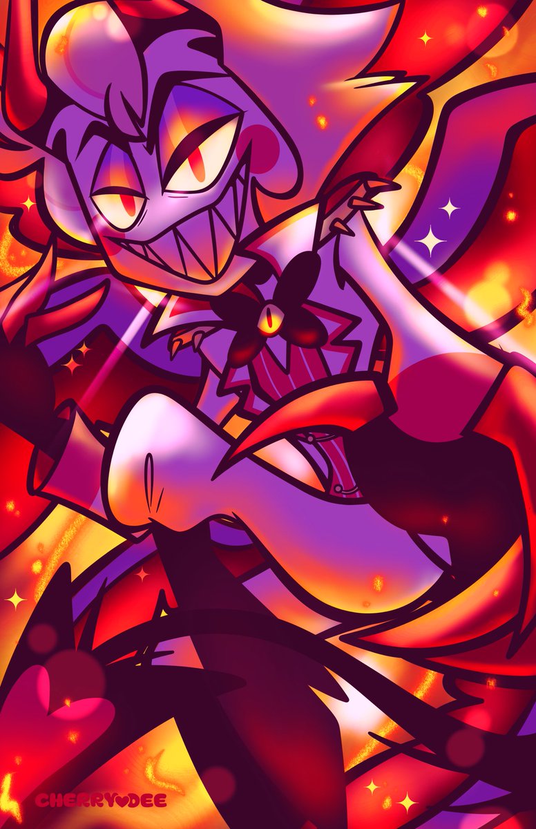 CherryDee_'s tweet photo. I drew our hell husband 😈
.
.
.
#HazbinHotel #HazbinHotelFanart #hazbinhotelseason2 #HazbinHotelLucifer #luciferfanart https://t.co/5tai7HqzvZ
