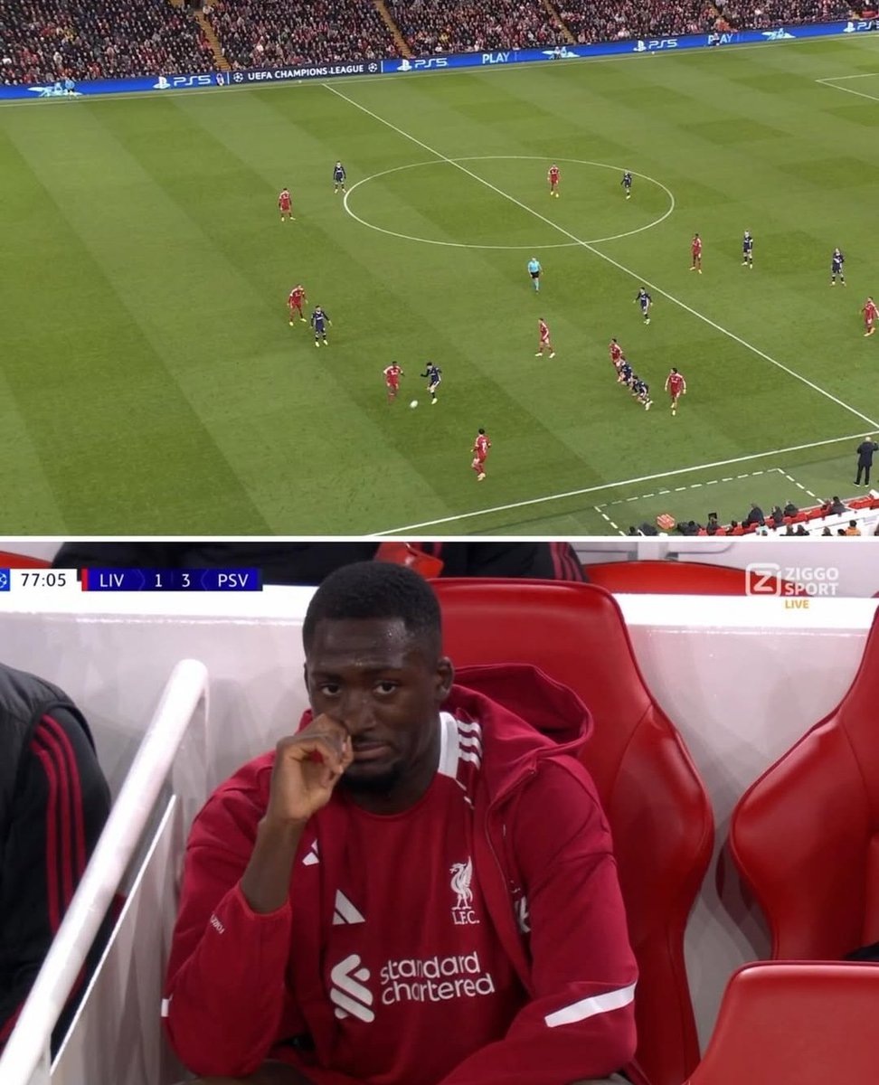 خطأ كوناتي كلفه الخروج من الملعب 
#ليفربول_ايندهوفن #ليفربول