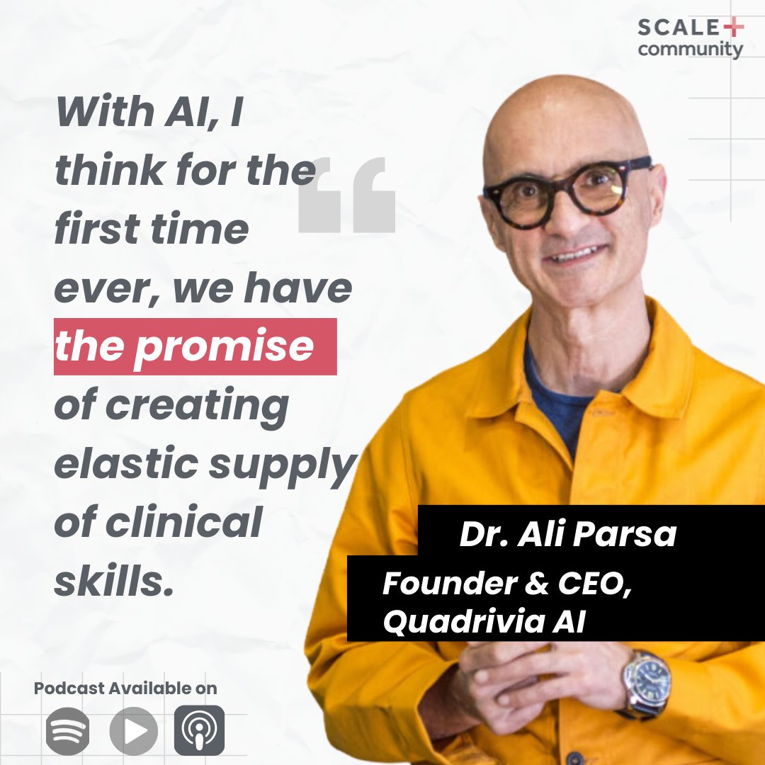 This episode with <a href="/dr_aliparsa/">Ali Parsa</a>  stands out for its clarity and depth. A thoughtful discussion on AI, operational discipline, and global scalability- important themes for today’s healthcare leaders. Tune in now- youtu.be/rOaoDxSHwB8 
#podcast 
#AnalyzingHealthcare
