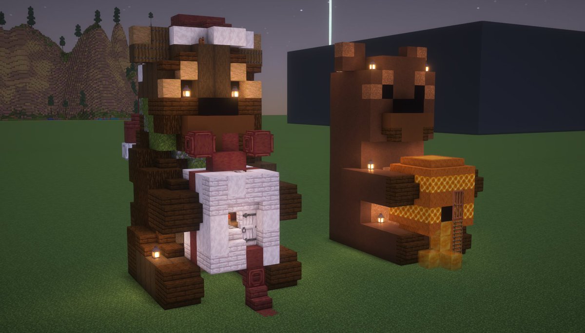 Here's the two next to each other for comparison.

Look what 3+ years of building does to ya.