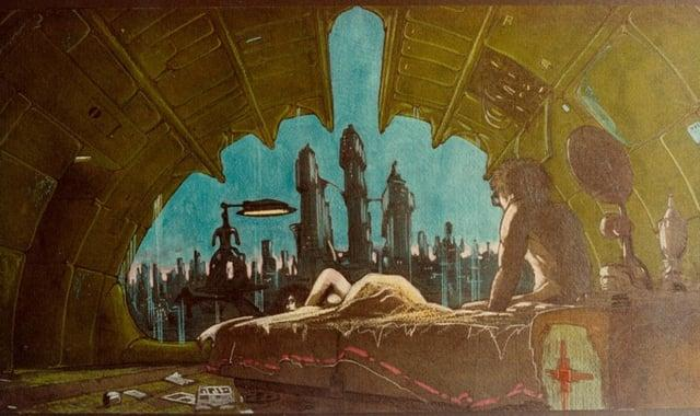 radiodormouse's tweet image. 1/ Concept art from David Cronenberg’s Total Recall era. Fun fact: Kuato and the other mutants weren’t in Phillip K Dick’s We Can Remember It for You Wholesale. They were Cronenberg inventions that survived into Paul Verhoeven’s film. #TotalRecall