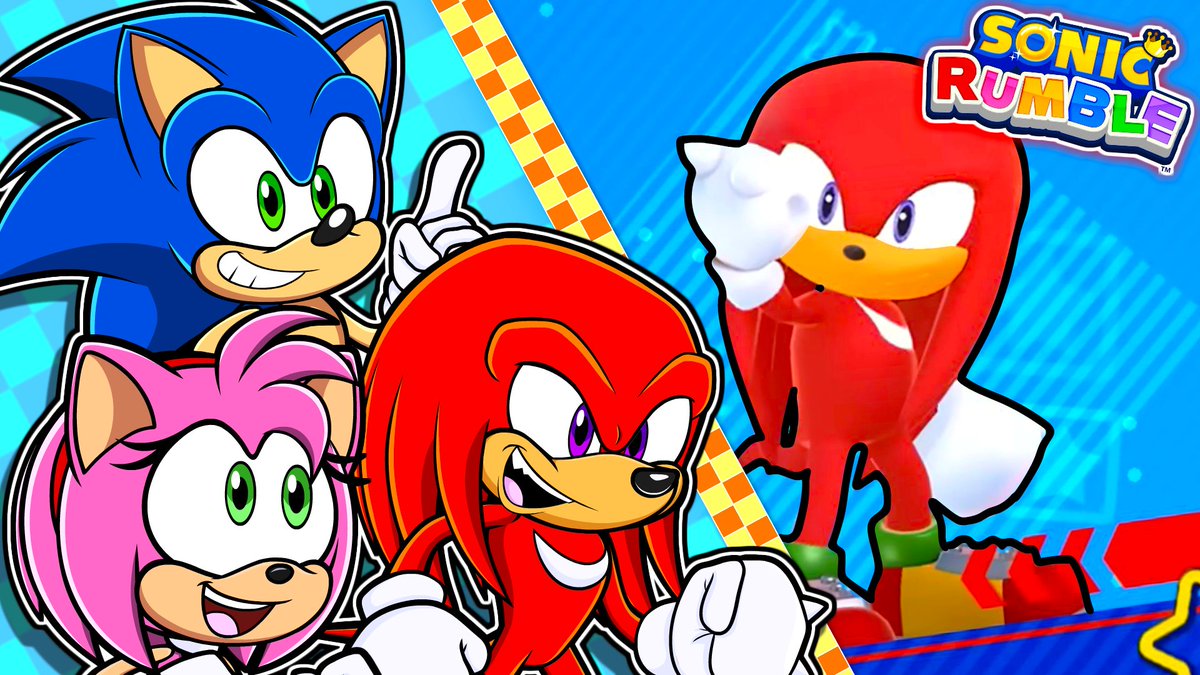 🚪 KNOCK KNOCK!!  
It's KNUCKLES!! 🔴💨

✨Knuckles is joining us in #SonicRumble LIVE 
at 5:30pm EST!  🎮

🍿 WATCH IT HERE: youtube.com/live/YG4P4WA50…