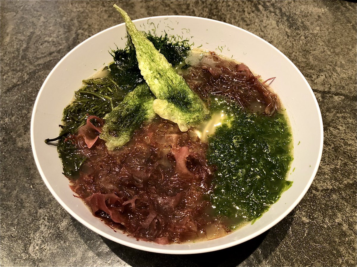 choh_u's tweet photo. 昨夜の『シーベジタブル』さんの海藻尽くしの試食会。
友情出演、のみやまファームさんのじゃがいも。
#シーベジタブル #海藻 #のみやまファーム
#seavegetable #seaweed #nomiyamafarm https://t.co/Vl1HbD4FKm