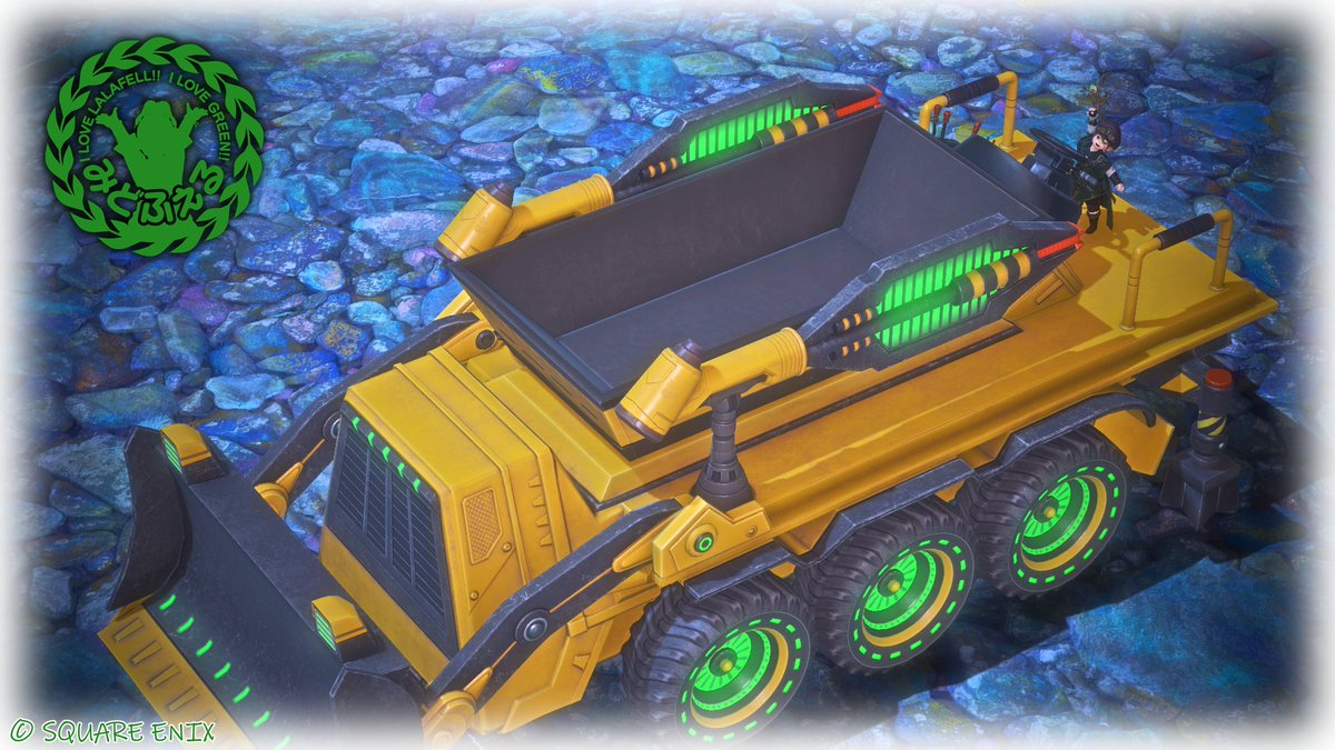 SSの右上の方でちっちゃく #おはララ です
月面でのパワーローダー獲得に続き、惑星パエンナでホイールローダー獲得できました！どちらもメカオペレーションのパイロット報酬でしたね‥‥
尚、その後コスモフォーチュンで当てる模様
#みどふぇる