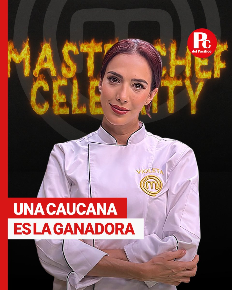 Proclama's tweet image. Violeta Bergonzi brilla en MasterChef Celebrity 2025
El Cauca tiene razones para estar orgulloso. 

Violeta Bergonzi logró el segundo lugar en la final de MasterChef Celebrity 2025, destacándose con un menú inspirado en la Semana Santa de Popayán.

 Un triunfo que marca la…