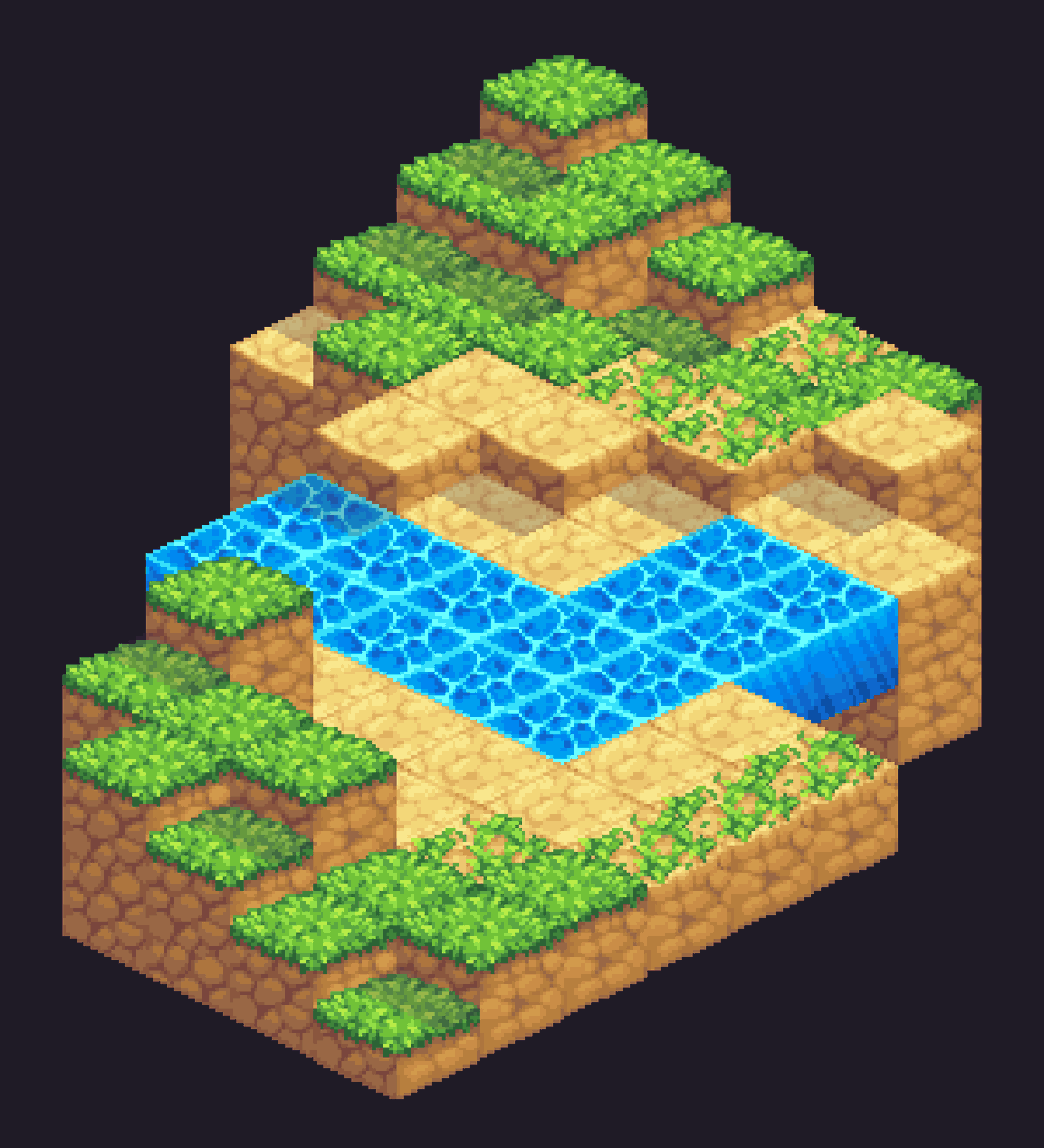 raou_art's tweet image. Isometric mockup :)  

Tiles are available for free over here: raou.itch.io/free-isometric…

 #pixelart #gamedev #gameassets