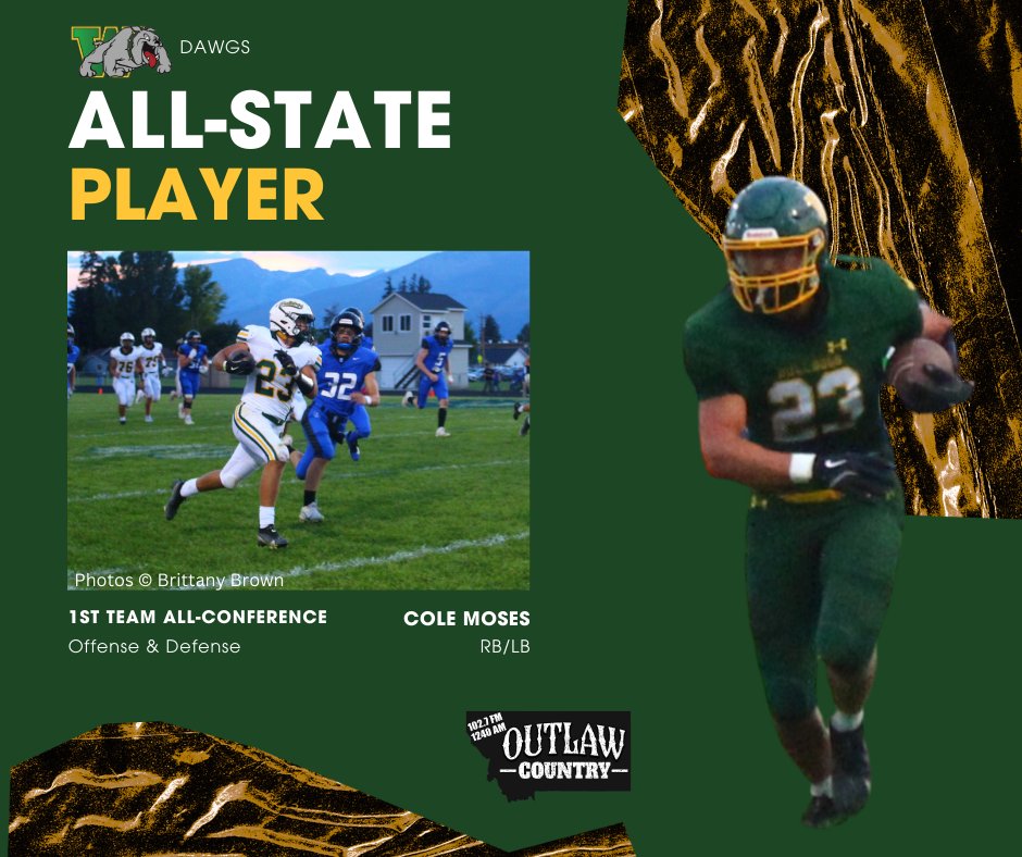 WhitefishFB's tweet photo. Cole Moses-- All State, Defensive MVP https://t.co/XvuAVC36eP