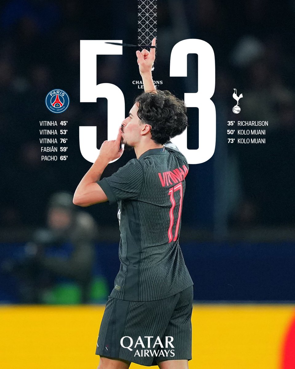 Quel match, quelle victoire, QUELLE ÉQUIPE ! 

#PSGTOT I <a href="/ChampionsLeague/">UEFA Champions League</a>