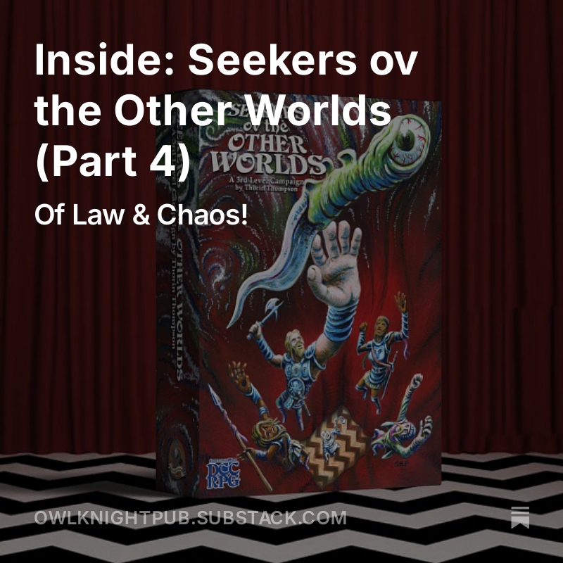 Check out the latest!
Inside: Seekers ov the Other Worlds (Part 4)  open.substack.com/pub/owlknightp…
