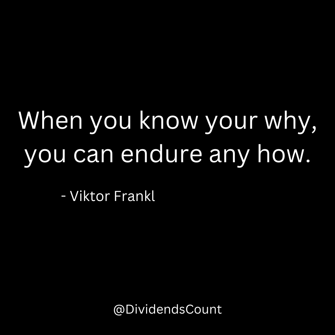 DividendsCount's tweet photo. When you have a meaningful goal, it's easier to stick with the plan when things are tough.

Know what you are working toward and why it's important.

Short term pain can make you feel like giving up, but when you keep the goal in focus, it can be easier to push through the pain. https://t.co/Y6nsxMqg3U