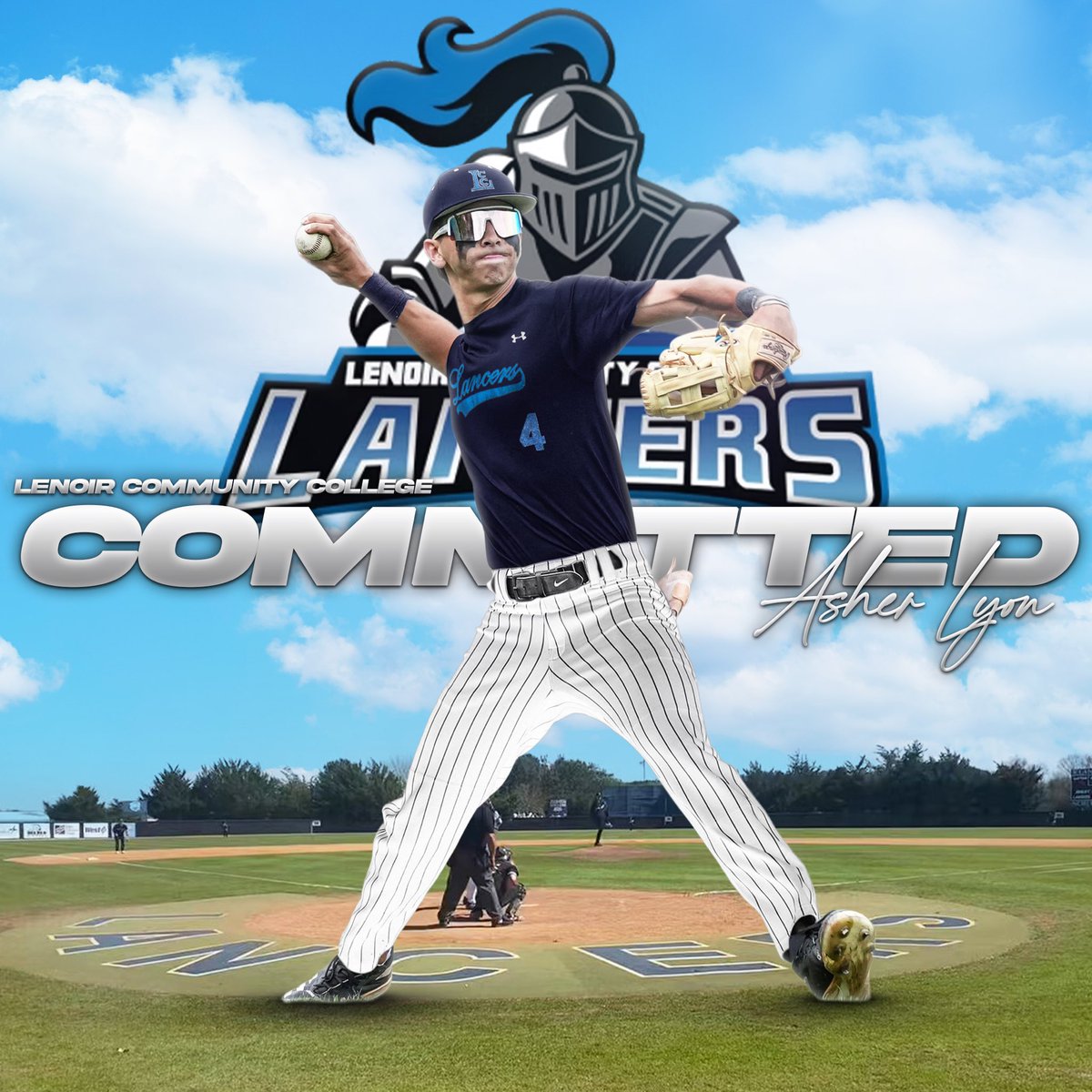 Excited to announce my commitment to Lenoir Community College. I want to thank my family, friends, coaches, and most importantly Jesus Christ for everything he has done in my life. I am so grateful for the opportunity to continue playing the game I love. #jucoroute 
<a href="/BaseballLCC/">Lenoir Community College Baseball</a>