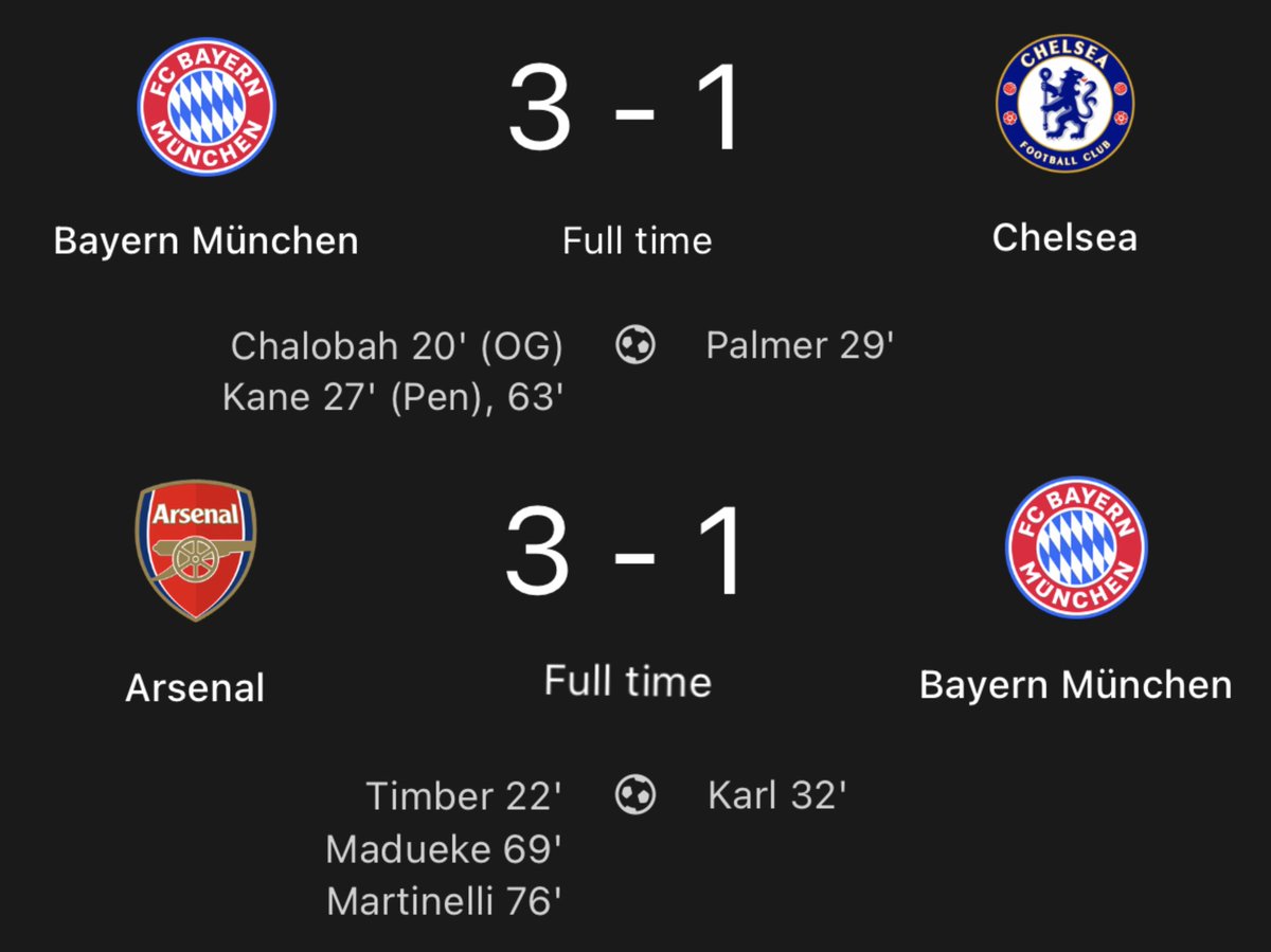 AFC_Ryyy's tweet image. Beating Bayern Munich ain’t for everyone