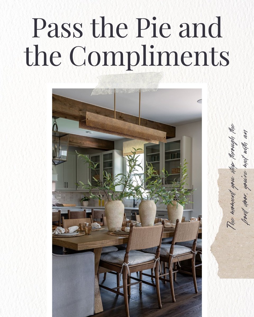 When the table’s this beautiful, even dessert has competition. Here’s to good taste, good company, and the homes that make hosting look easy.