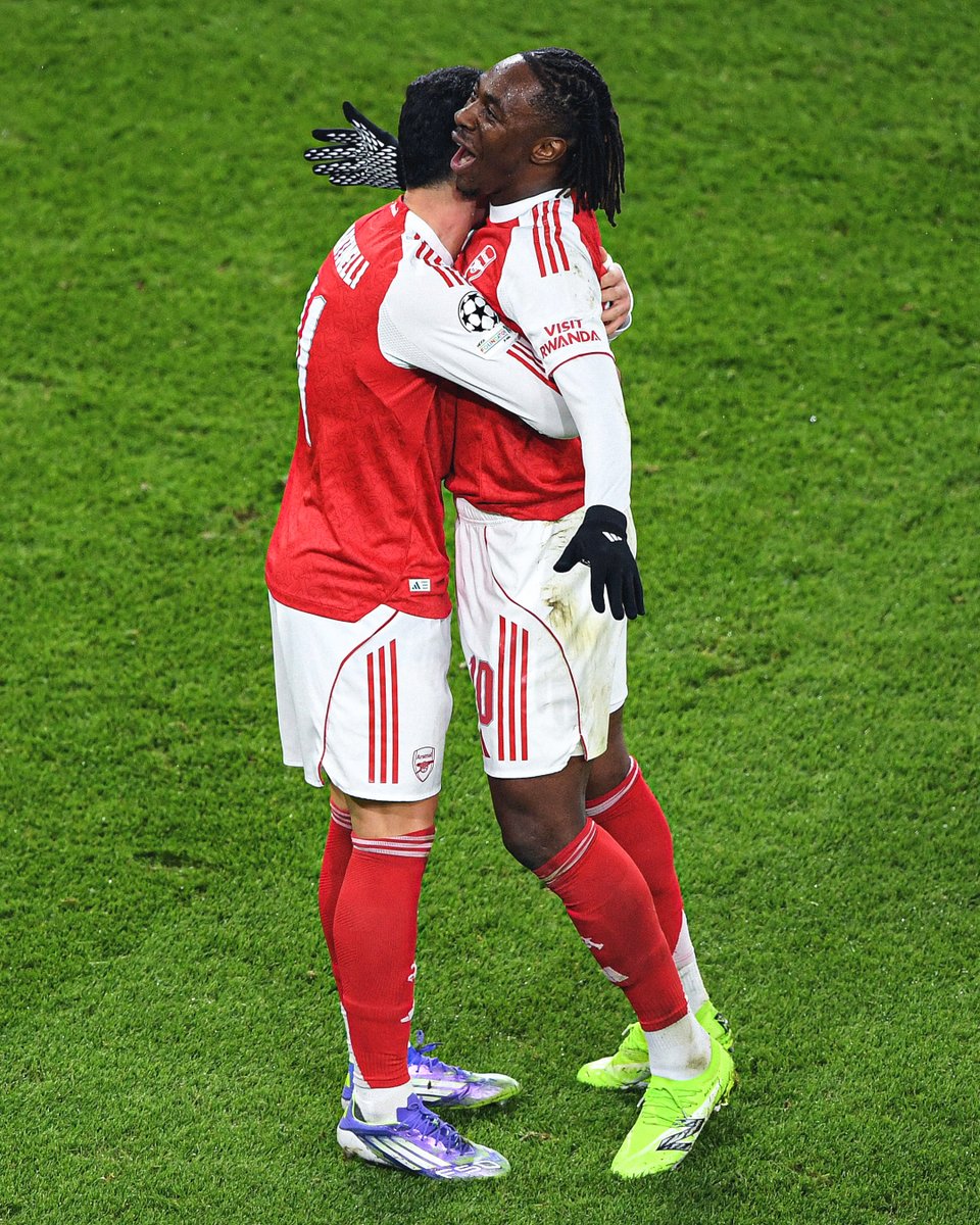 premierleague's tweet image. An incredible win for @Arsenal 👏

They beat Bayern Munich 3️⃣-1️⃣ in the Champions League!