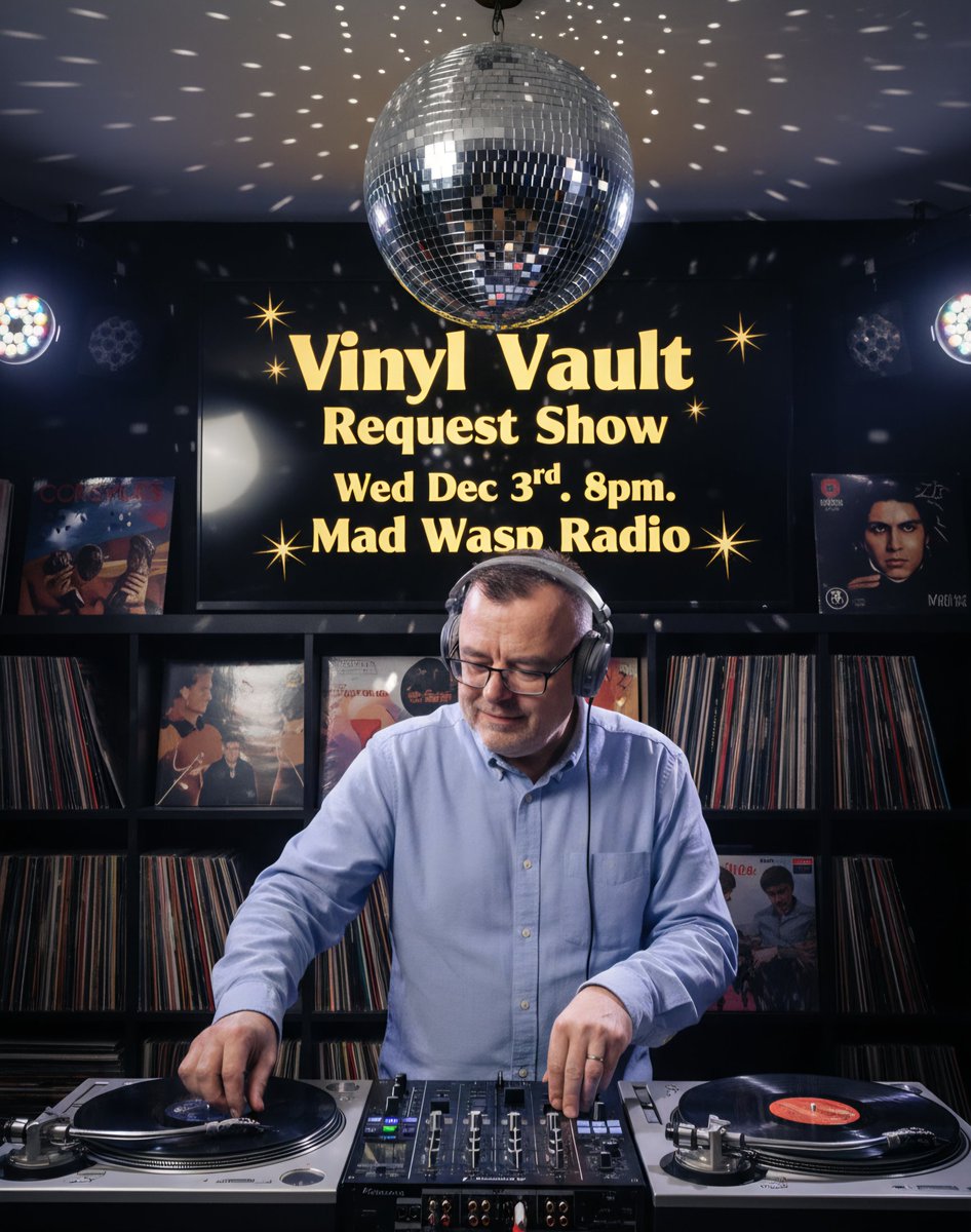 NEXT WEEK:
It's the Big One!
28 of your picks.
Played direct from my vinyl collection!
Do not miss this!
#dlxp