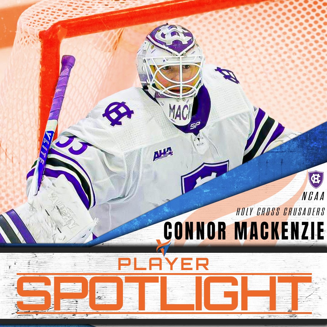 🚨 Player Spotlight 🚨

Having won his last 6 games, Connor Mackenzie has boasted outstanding numbers in that stretch- putting up a remarkable .934SV% and a 1.64GAA. He's been a key part in helping his team inch closer to the Top 25 in Division 1 🚀🙌
#achieveyourvision