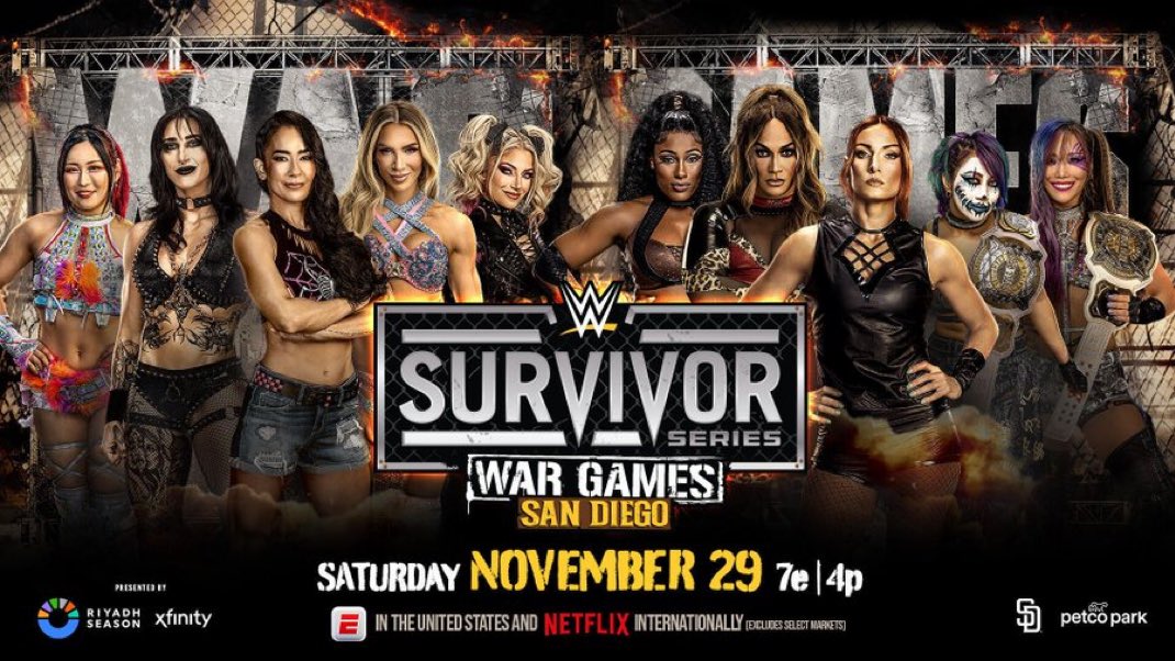 steviebreech's tweet image. WWE SURVIVOR SERIES 2025 - Women&apos;s WarGames match
youtu.be/lTijZ-F97bA