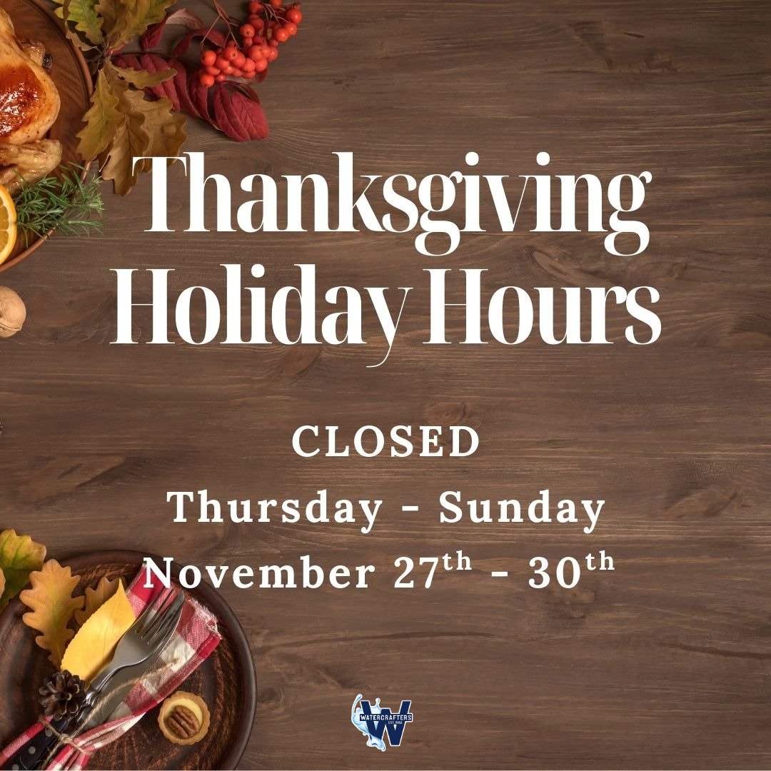 🦃🍂 Just a reminder: we will be closed Thanksgiving Thursday through Sunday November 30th to celebrate with our families. But don't worry, we'll be back on Monday with some awesome Cyber Monday offers! See you then! #HolidayClosure #FamilyTime #CyberMonday #ShopLocal 💻🎁