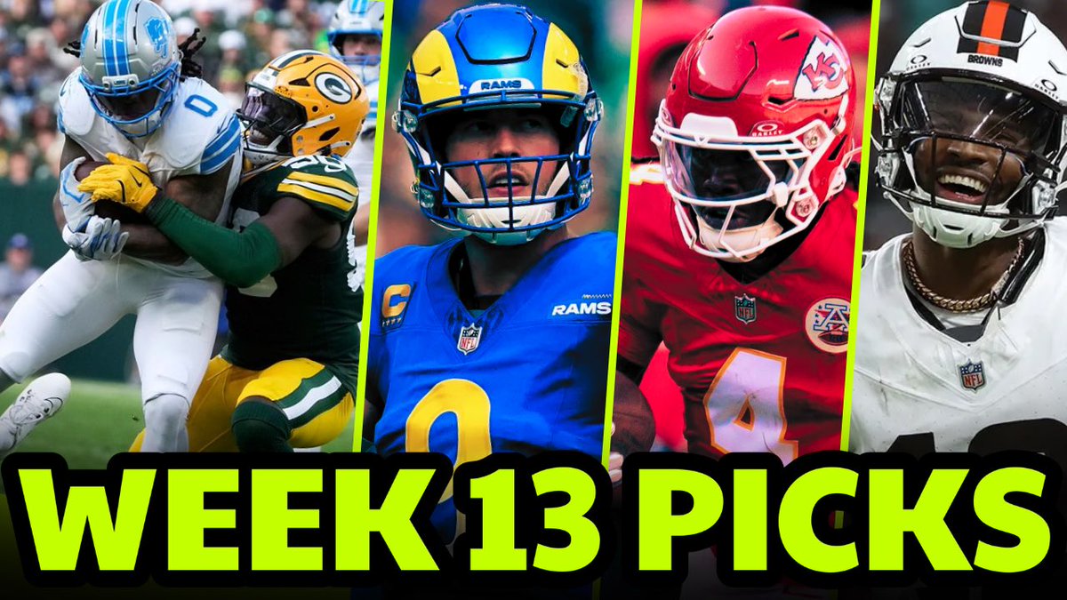 Who y’all got for the week 13 #NFL matchups?