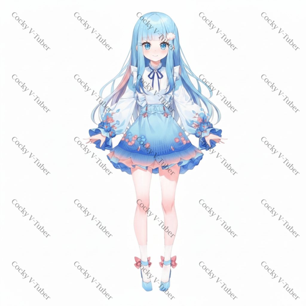 VtCocky's tweet image. Model coloring complete  Dreamy pastels + expressive details. DM for  commissions! #Live2DModel #ArtistOnX