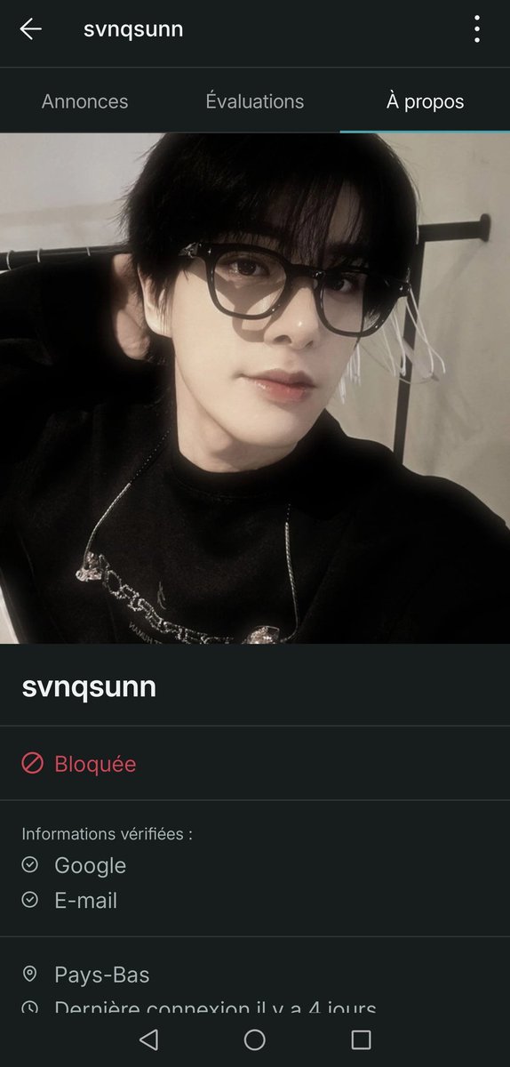 Klovechenry's tweet photo. This person is a scammer and a thief.  She comes from the Netherlands. 
❗Don't buy anything from her, don't trade your photocard to her❗

Her vinted: svnqsunn https://t.co/6I3qwDNDPK