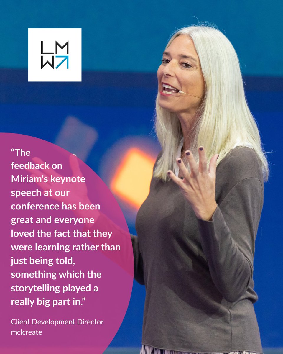 leadingmindsww's tweet image. Book @MiriamStaley for your next event! Contact us today!

#ConfidentCommunication #PresentationSkills #Moderator #KeynoteSpeaker #ConferenceSpeaker #Emcee #MC #EventHost #SpeakerCoaching #CommunicationsAdvisor #Facilitator