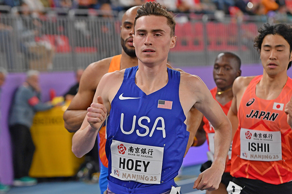 Athletics_Cntrl's tweet image. 800m World Indoor Champion 🇺🇸 Josh Hoey will attempt to break the 600m (Short Track) World Best Performance at 🇺🇸 Sharon Colyear-Danville Season Opener on Sat 06 Dec. 

The current WBP stands at 1:13.77 set by 🇺🇸 Donavan Brazier in 2019. 
#Athletics #TrackandField 🇺🇸 #Boston #MA
