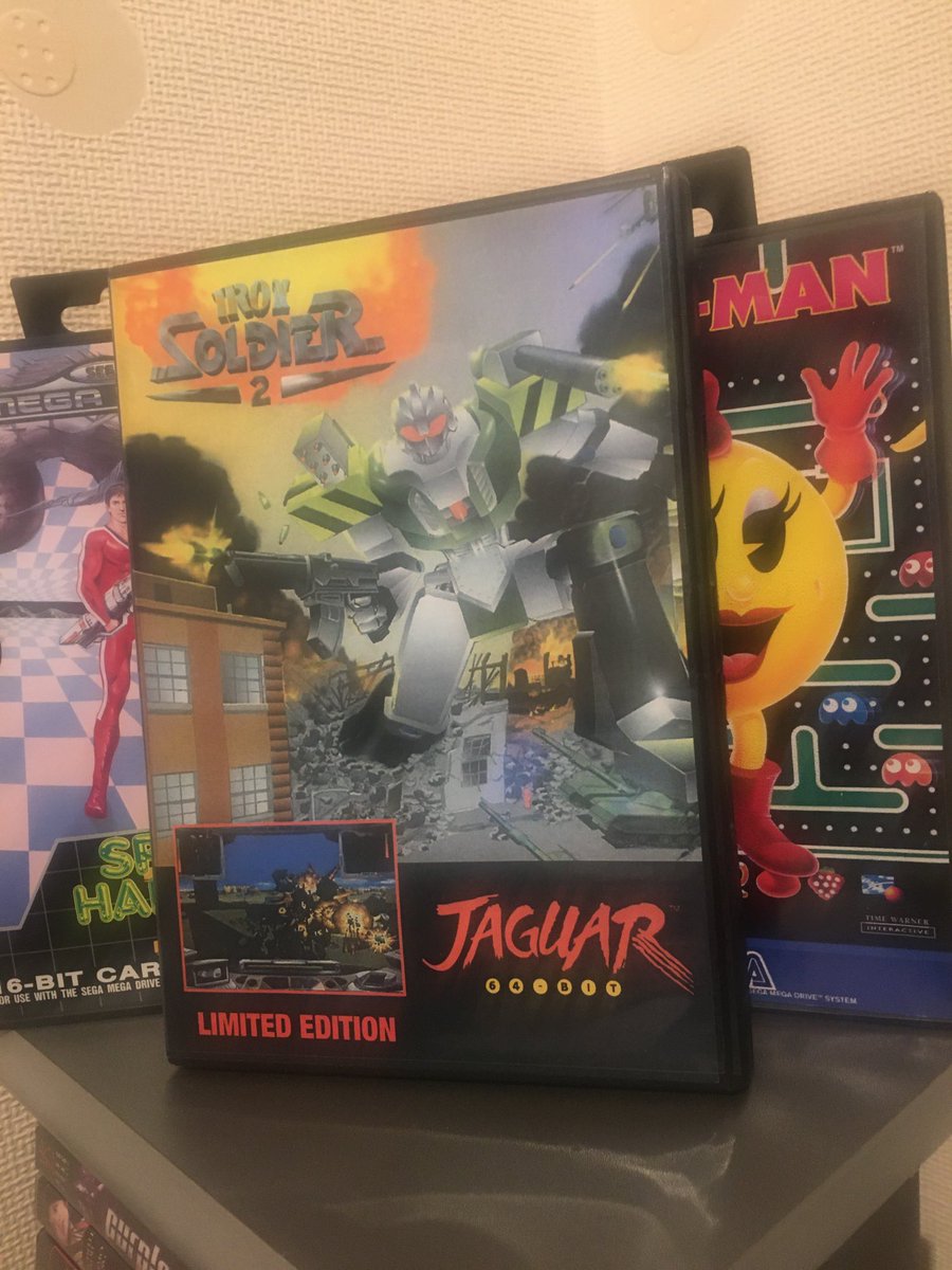 SertesN's tweet photo. New arrival alert 🔆 been wanting this for ages . Getting it for a decent price was my goal . Luckily a company I used more then 25 years ago. Still exist in the UK . #IronSoldier2 #AtariJaguar #AtariJaguarCD #Telegames https://t.co/IgvifOVdtk