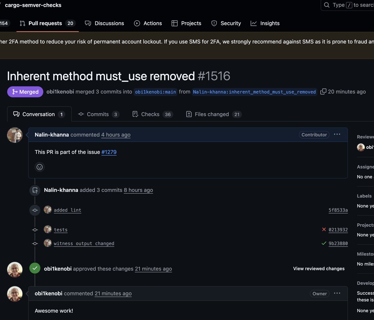 NalinKhanna17's tweet image. Contributed to the Rust Foundation today