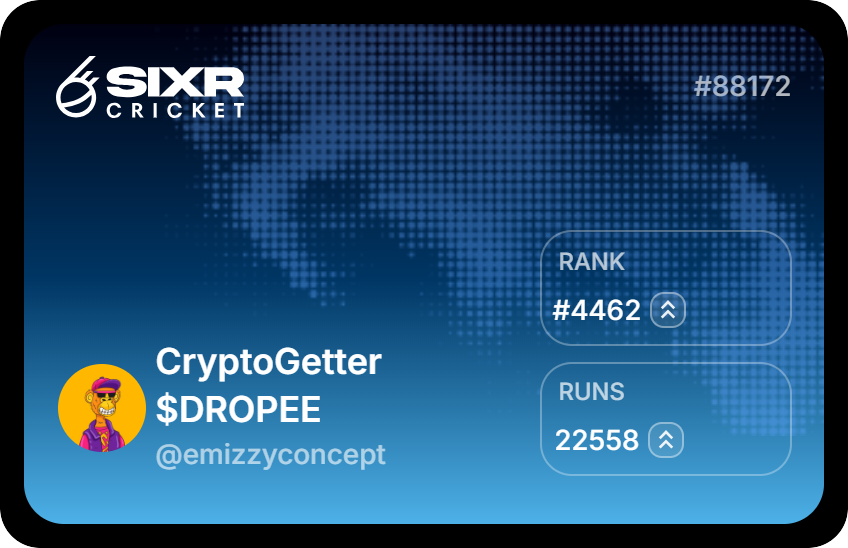 emizzyconcept's tweet image. I'm ranking 4,462 position in $Sixr and stacking more point/ #RUNS