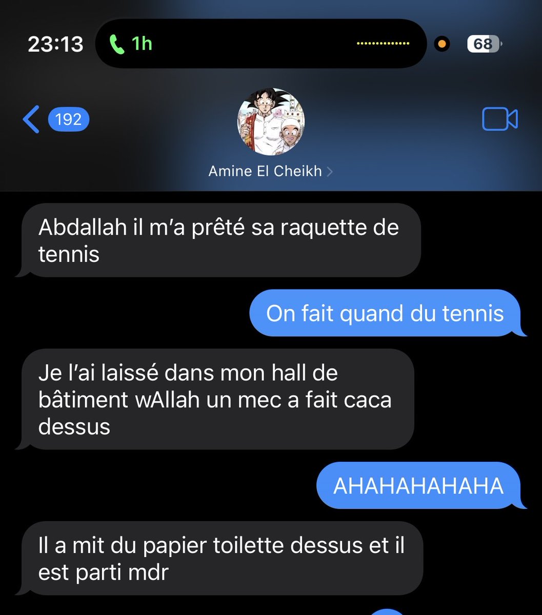 Akhisan_'s tweet image. Svp regardez mon shab vient de m’envoyer quoi j’ai les larmes aux yeux HAHAHAH