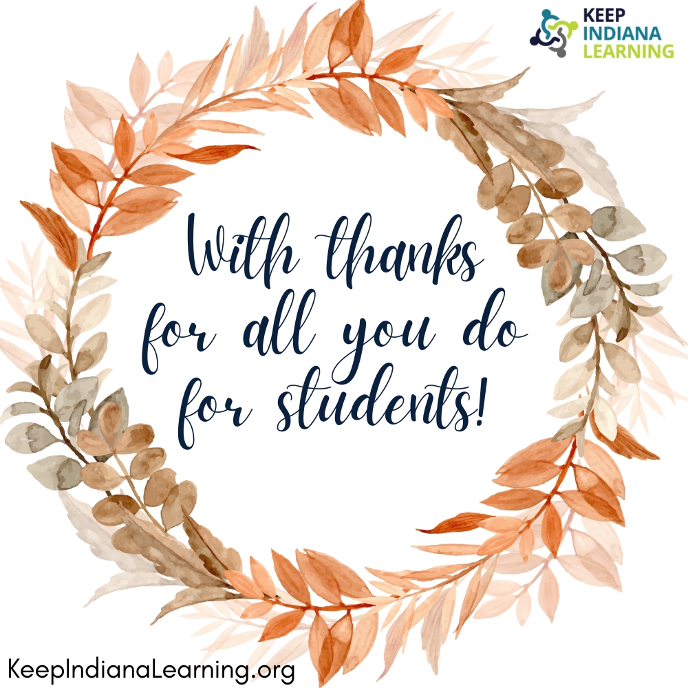 KeepINLearning's tweet image. As you head into your holiday break, we are especially grateful for every school professional - teachers, administrators, counselors, and staff - who pour their heart into students each day. Your dedication is truly inspiring. Thank you!