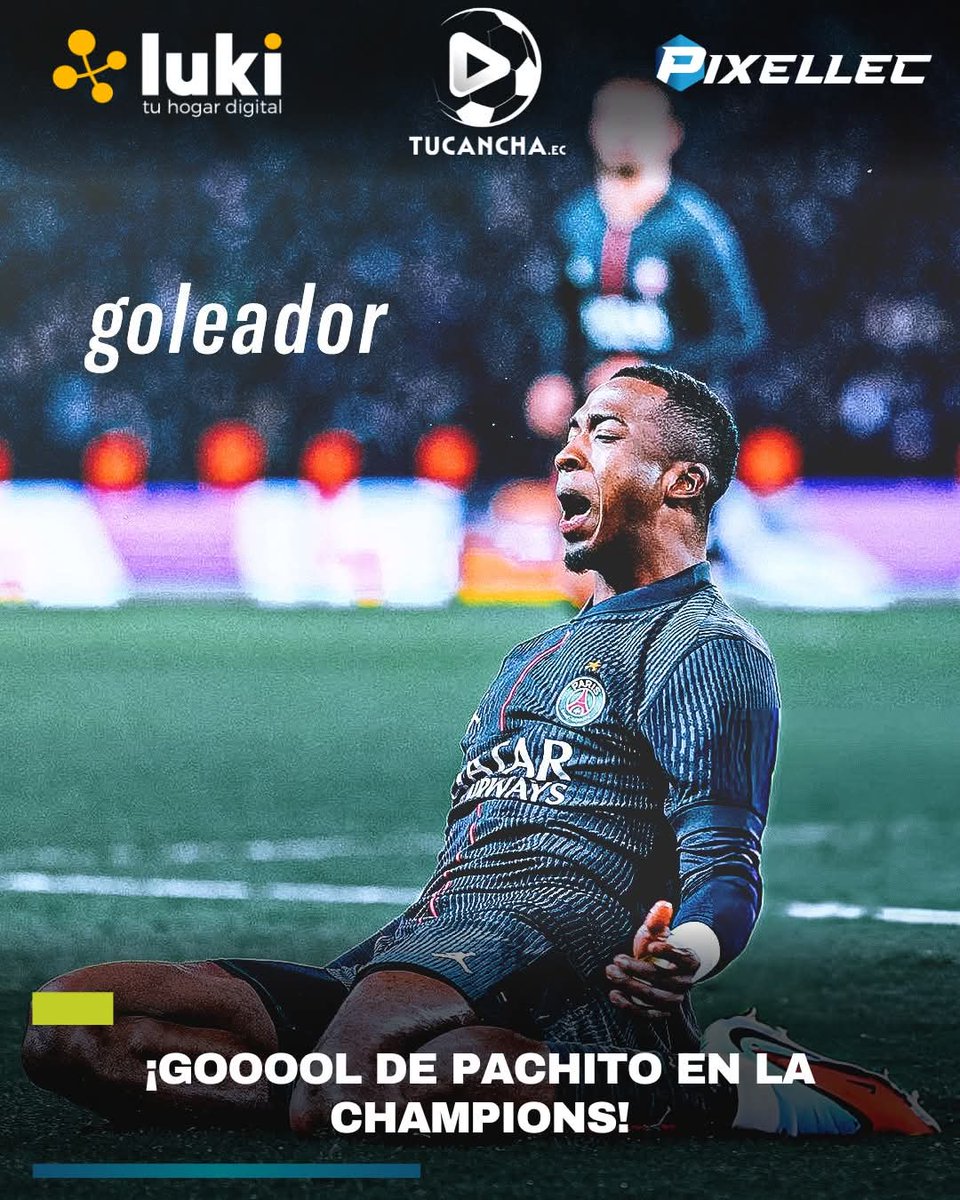 ⚽ Noche cargada de goles en el Parque de los Príncipes 🏟️
El PSG se impuso 5-3 al Tottenham en la fecha 5 de la UCL, con un Willian Pacho imperial en defensa… y ¡anotando al 65’! 🇪🇨💥

Con este resultado, el equipo parisino escala al top 3 de la tabla con 12 puntos 📈🔵🔴