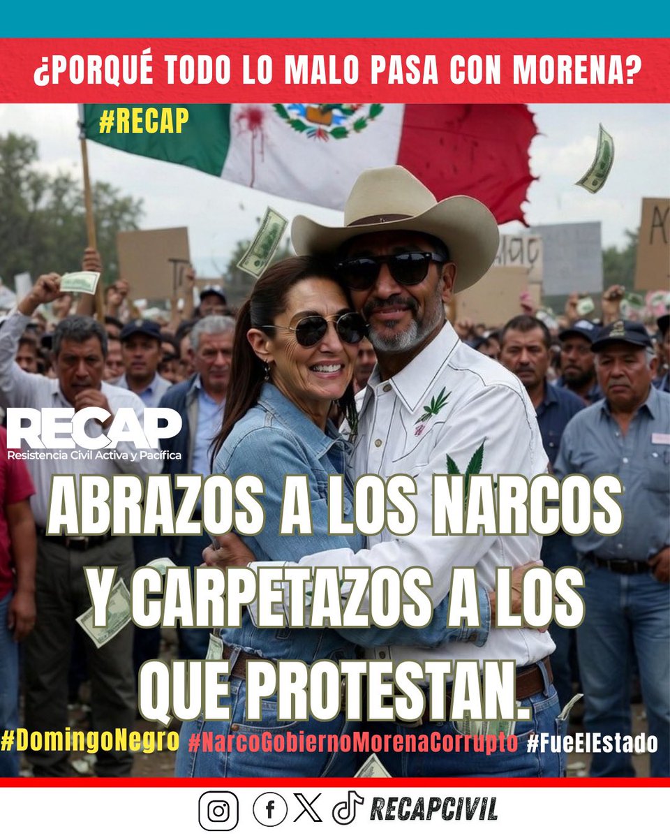 RolandoASolisO's tweet photo. Hoy México agoniza. Para los narcos abrazos y para los campesinos carpetas de investigación.
Sin cosechas y sin trasporte, más carencia de productos básicos.
#NarcoGobiernoMorenaCorrupto #MarchaNacional #GenZ #MorenaRepresor
#MorenaNarcos @marco_descalzo @betymk @fmartinmoreno @JTrianaT @ETorresRivera1