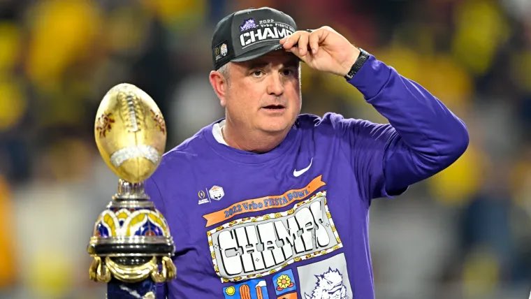 WojTCU's tweet image. BREAKING: Penn State has hired TCU head coach Sonny Dykes as their new coach.

The offer was made earlier this morning and it’s official. Penn State will have an introductory press conference tomorrow.

Penn State found their guy.