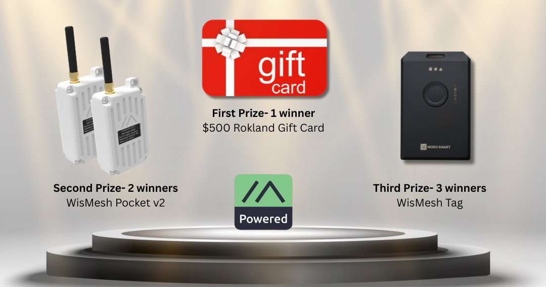 Happy Thanksgiving to all! Black Friday deals are live + win a $500 gc, WisMesh Tag, or WisMesh Pocket v2 <a href="/TheMeshtastic/">Meshtastic</a> compatible node [repost to auto enter]

👀 rok.land/BFdeals