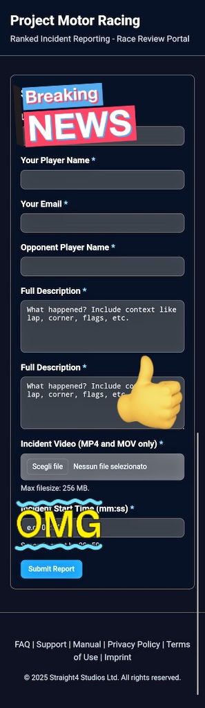 Cris1CS's tweet image. #projectmotorracing wow ma non capisco cmq lo si decide dopo la gara ?