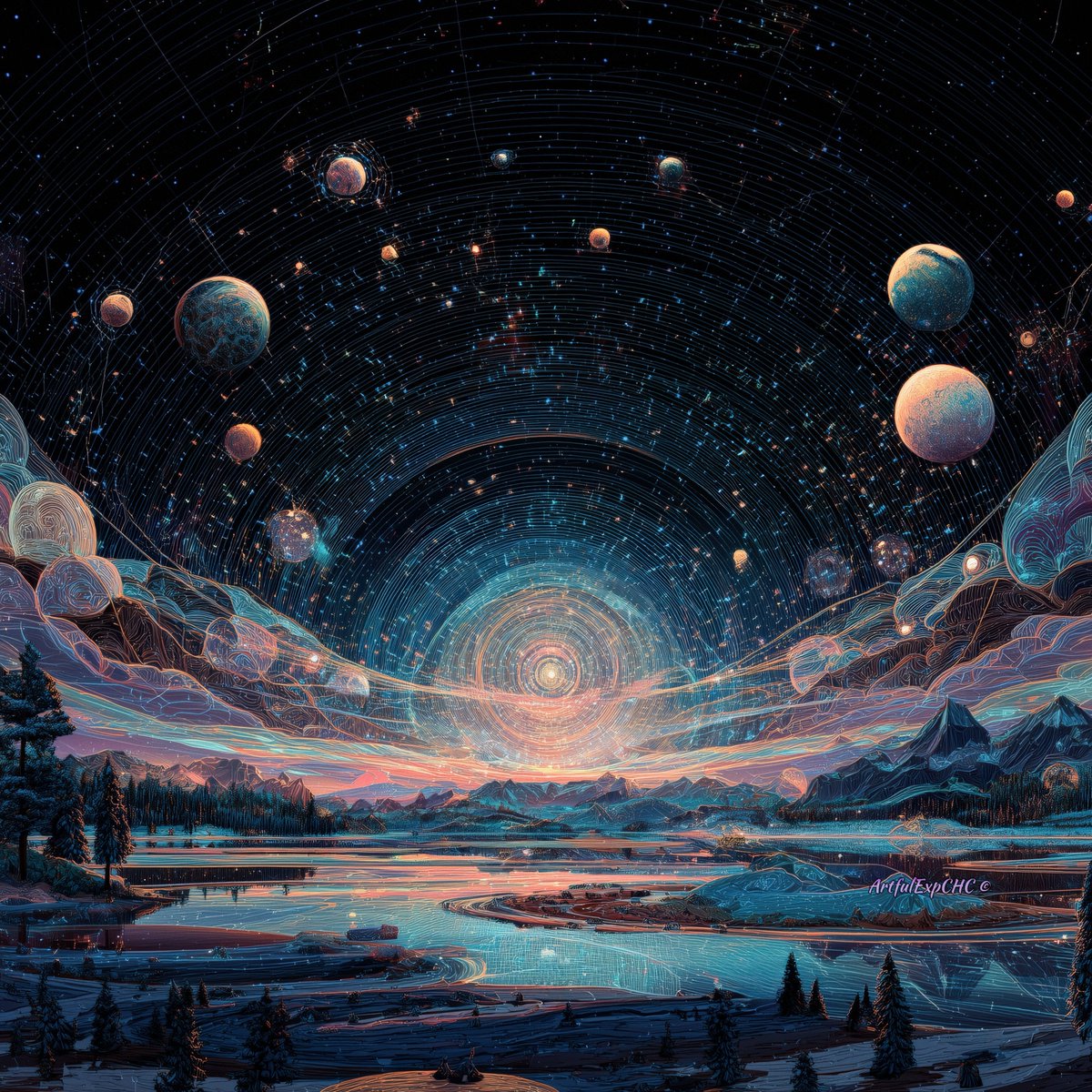 ArtfulExpCHC's tweet image. Convergence
by CHC-OFFICIAL

#artoftheday #CreativeDesign #DigitalArt #Wallpaper #Bitcoin #art #oc #PEPE #artfulexpchc #chc