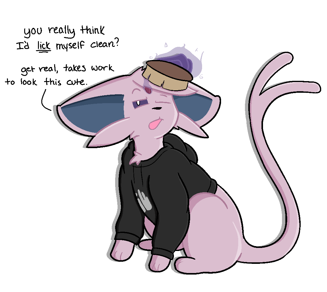 B_Kozer's tweet image. gotta keep the hair tuft fluffed somehow :3