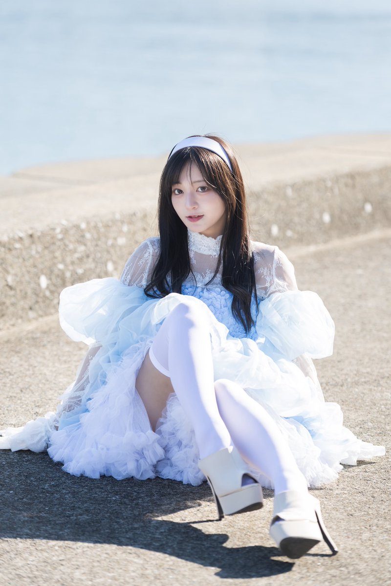 Yutap_ND85's tweet image. 海辺の妖精

model：最椛さん
(@mokazarashi )
