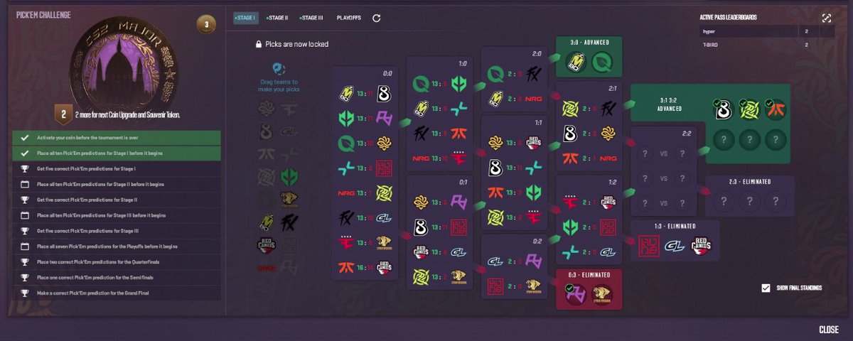 just need a parivision win tomorrow and im still on for a diamond coin