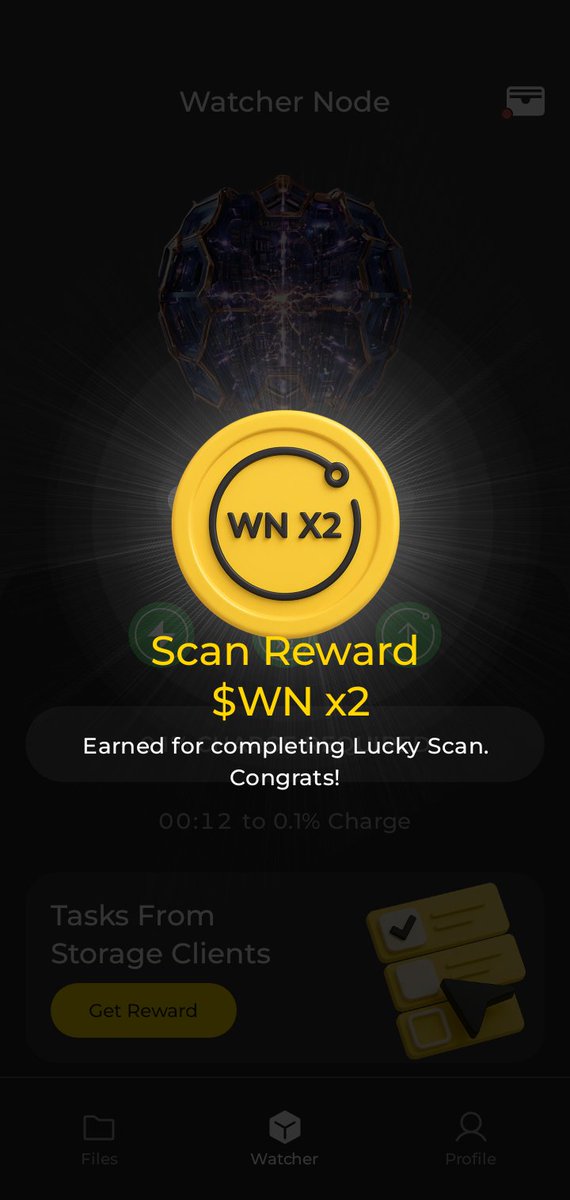 🚀 Big win on DeNet! My Watcher Node has just detected a file ready for extra copies in the DeNet Storage network, earning me some token rewards!

📱💰 Join with my link and start earning: links.denet.app/mobile?referre…

Enter my code: 0x109ebfff95face2eeb8d967867f91e1ce446d148