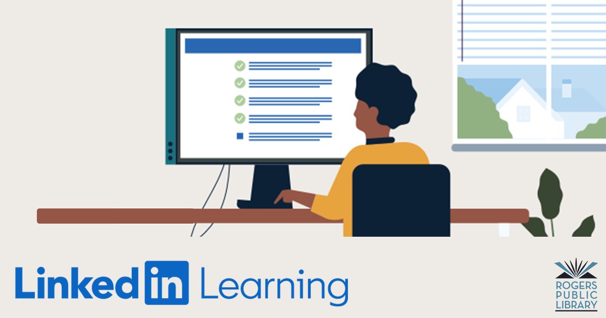 RogersPublicLib's tweet image. With your library card, you get free access to courses in business, technology, and creative fields. Whether you want to sharpen your Excel skills, explore project management, or try out graphic design, LinkedIn Learning has something for you.
linkedin.com/learning-login…