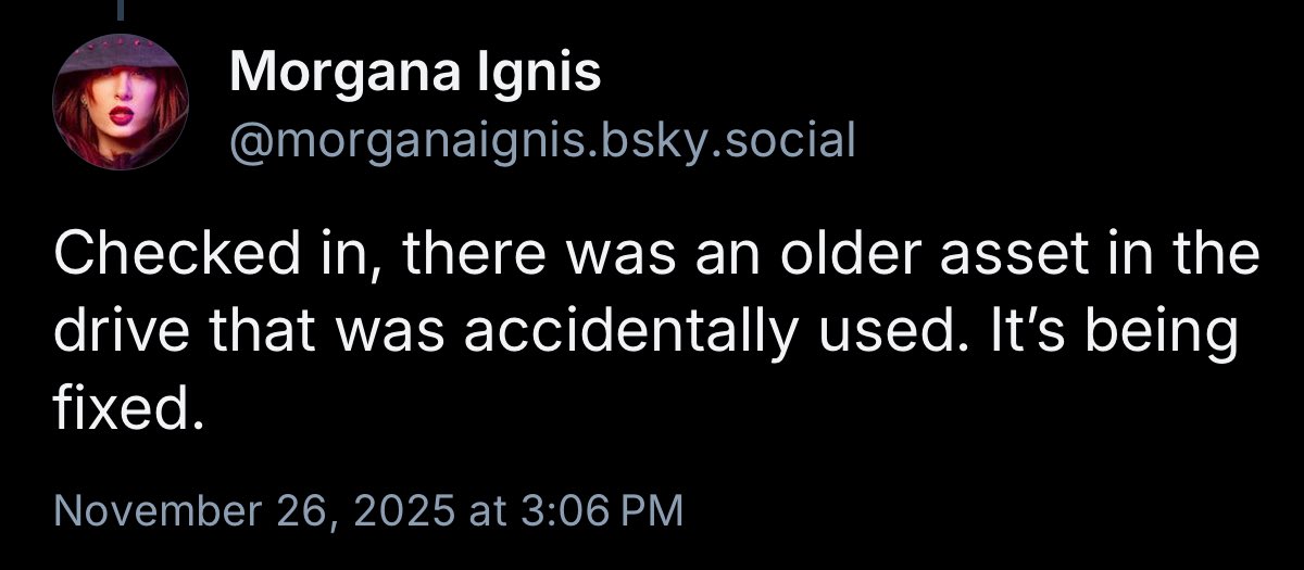 nesspenguin89's tweet image. Update on the “Christmas angels poster”
They accidentally used an older version of the poster in the drive and are working on getting it fixed ASAP
#Hellaverse