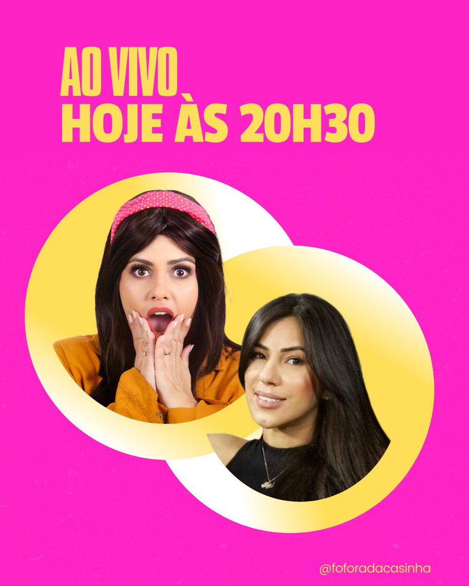 🔥 AO VIVO HOJE, 20h30!
Não perca o surto do Fofora da Casinha com todas as tretas de A Fazenda 17!

🎥 Assista ao vivo:

👉 youtube.com/live/WElD3bWET…

#AFazenda #AFazenda17