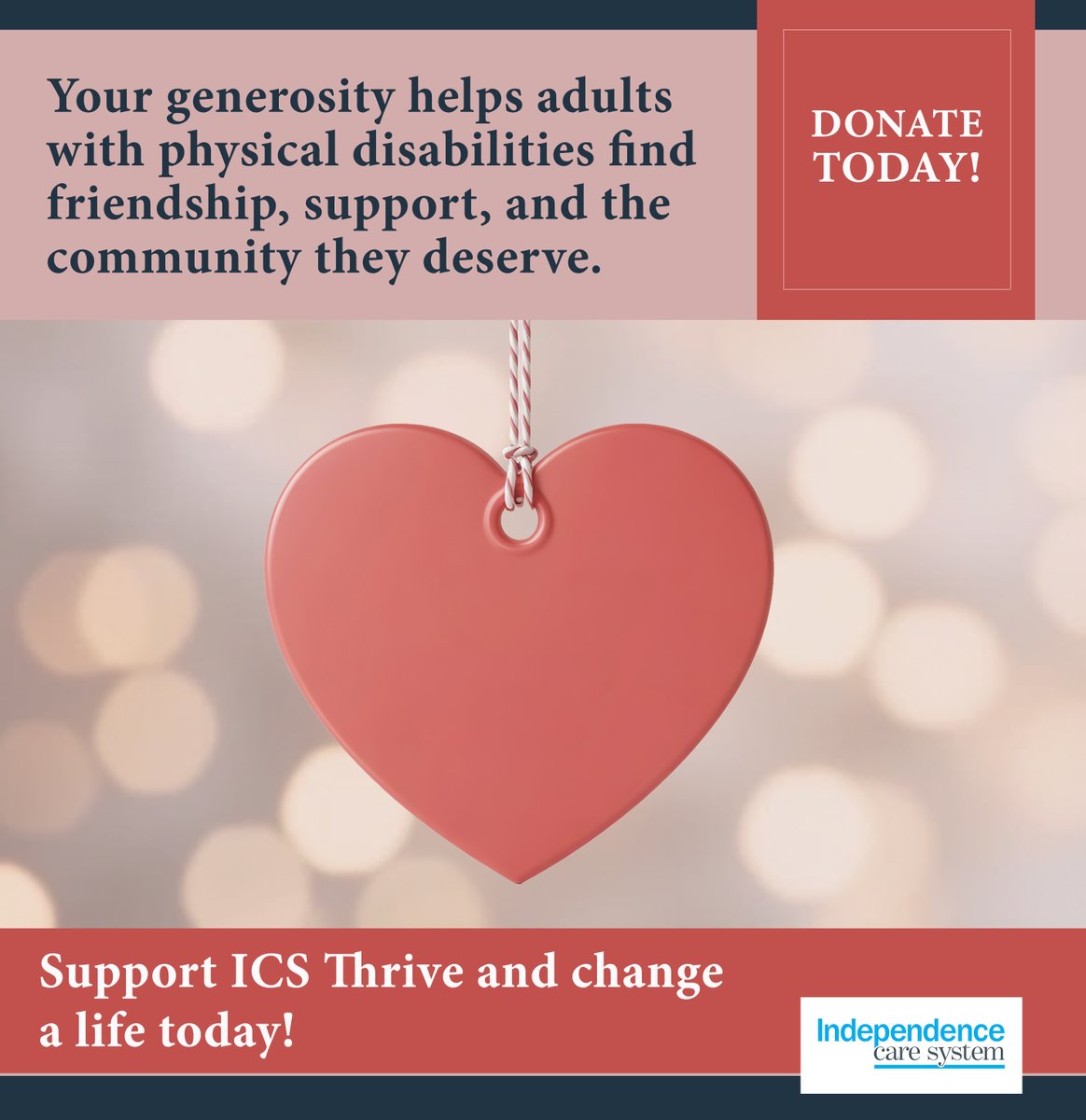 This season, support a community where adults with physical disabilities can connect and feel seen.