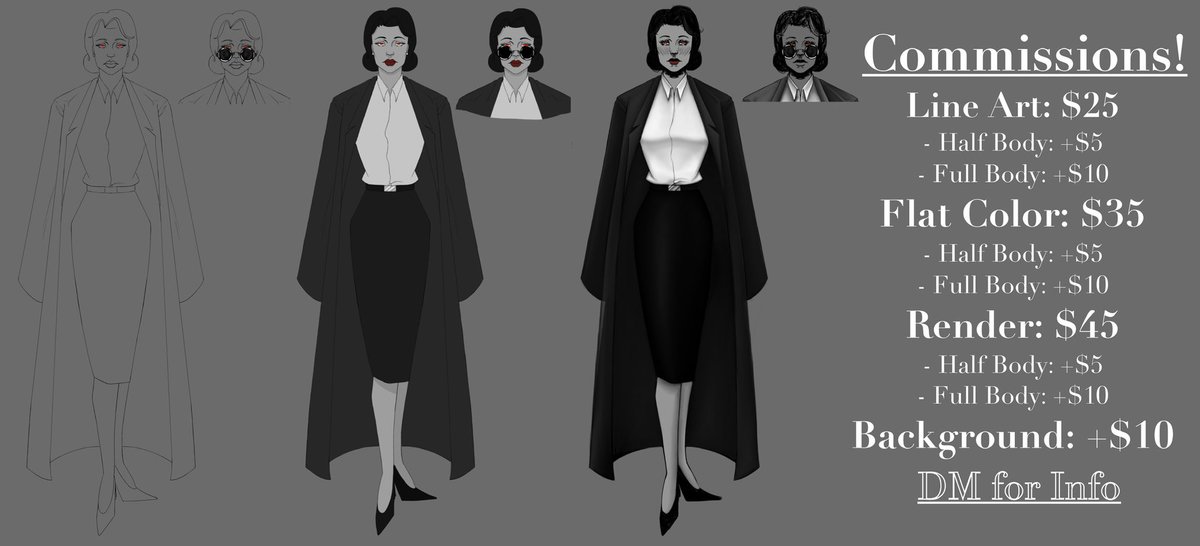 EnigmaticSW's tweet image. Commissions Open!
PayPal Only. DM if Interested! 
#commissionsopen #fandom #commissionopen