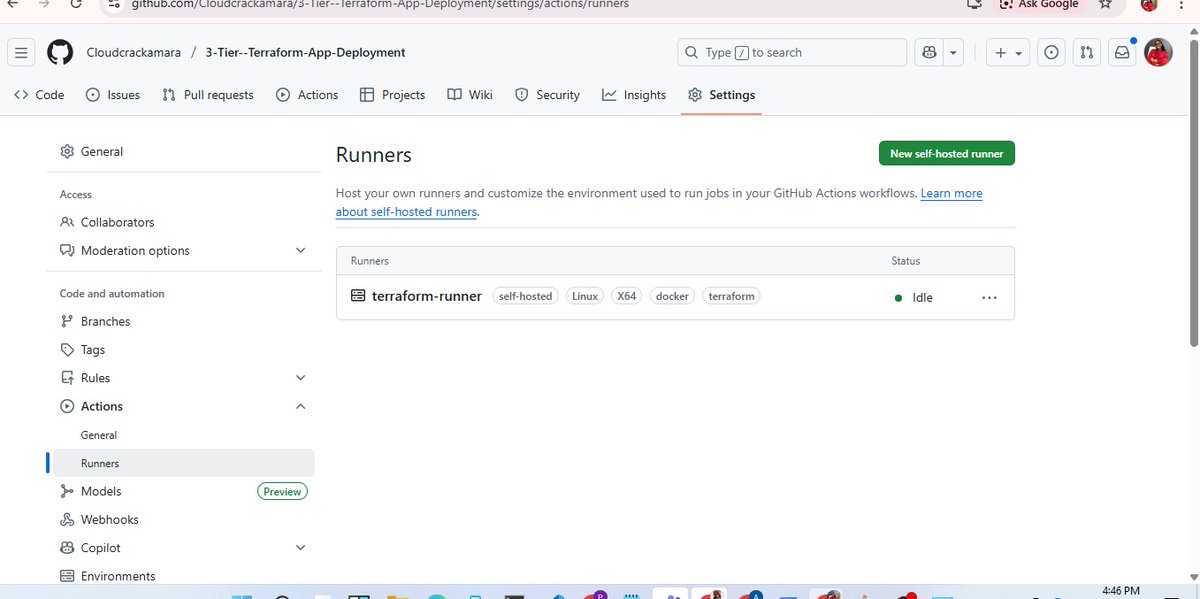 RitaNnenna5's tweet image. Self hosted runners aren’t just cool, they make your pipelines faster, cheaper, and more reliable.

Want a setup guide? Drop a

#DevOpsEngineer #TechTwitter #CICD #CloudEngineering