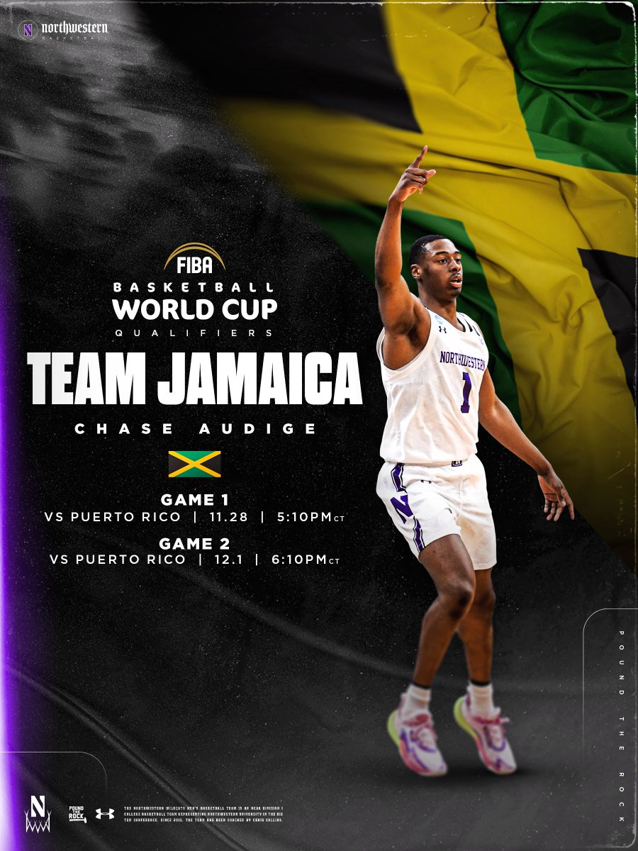 Alum Chase Audige representing on the world stage 🌎🇯🇲